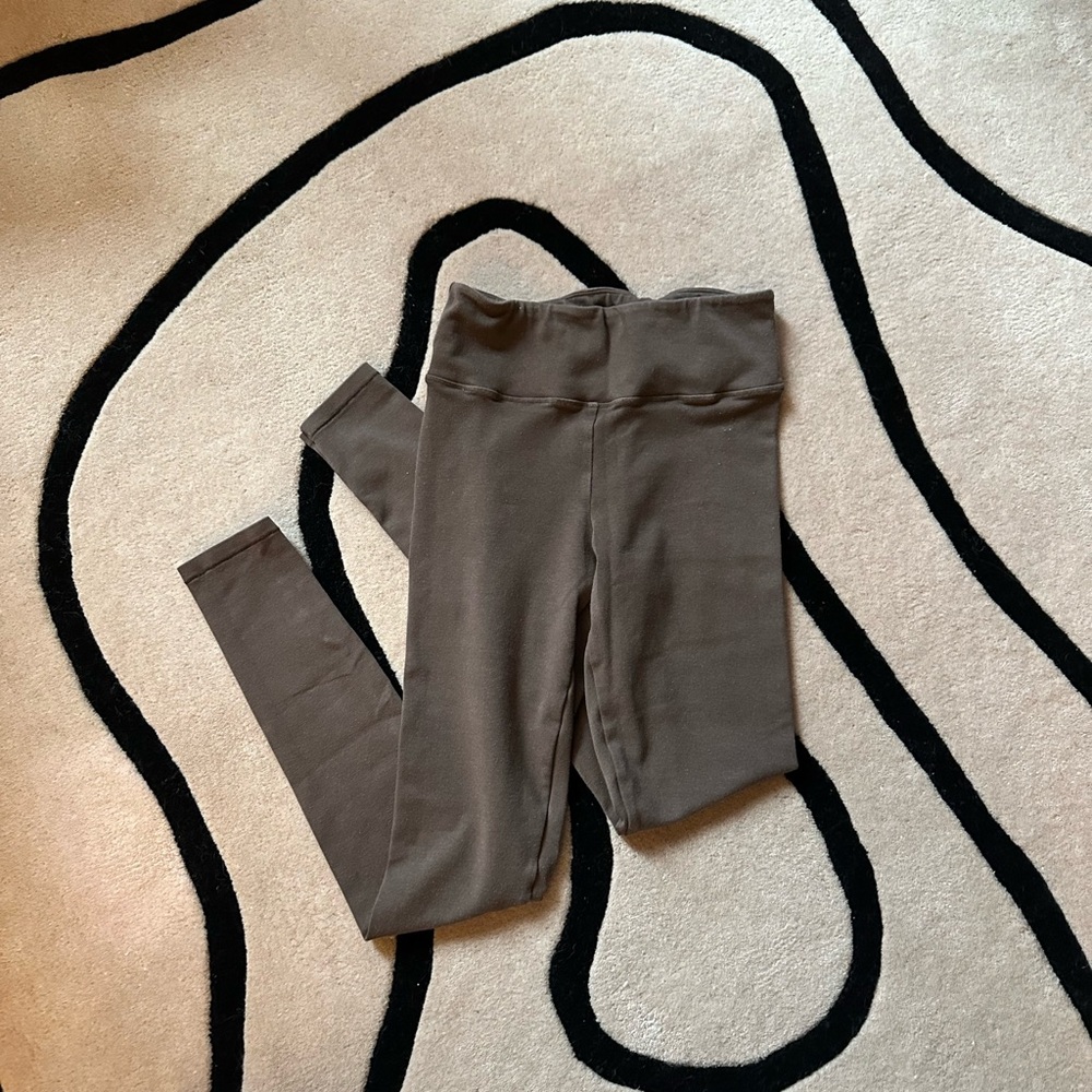 Skims Brown High-Waisted Leggings